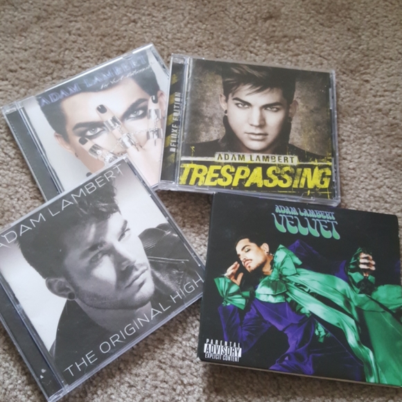 CD GREAT CONDITION lot bundle set Adam Lambert price is FIRM - Picture 2 of 3